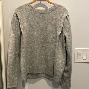 DKNY Puff-sleeve Crewneck Sweater